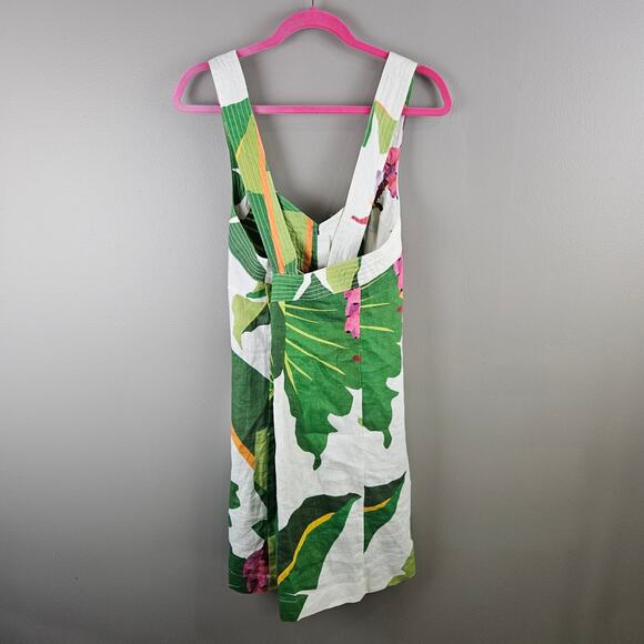 Farm Rio Tropicalistic Linen Mini Dress Size XL Vacation - Picture 2 of 9